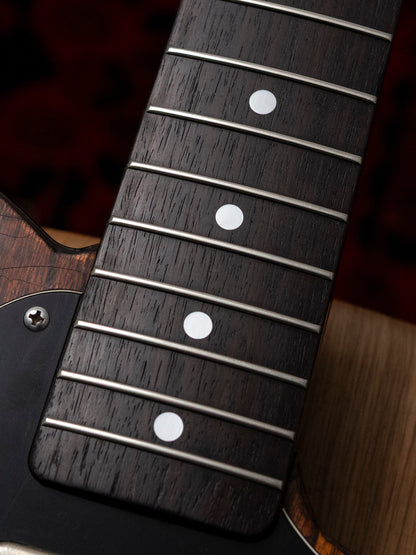 1991 Fender Order TL72-63, Lacquer Refinish ('69 All Rosewood Telecaster style), Matte Brown (MBR), Gold Hardware
