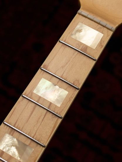 2020 Navigator 25.5" Scale Jaguar, ESP Custom Shop, Gold Mastery, Blocks & Binding, Maple Fretboard, Swamp Ash, Seymour Duncan Antiquity, N-JM, N-JG