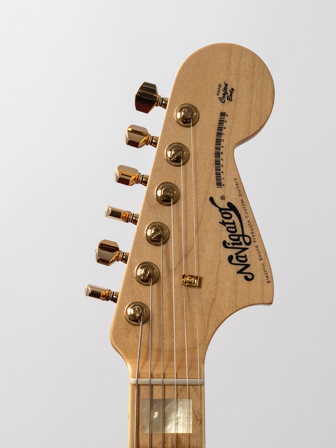 2020 Navigator 25.5" Scale Jaguar, ESP Custom Shop, Gold Mastery, Blocks & Binding, Maple Fretboard, Swamp Ash, Seymour Duncan Antiquity, N-JM, N-JG