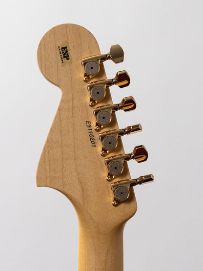 2020 Navigator 25.5" Scale Jaguar, ESP Custom Shop, Gold Mastery, Blocks & Binding, Maple Fretboard, Swamp Ash, Seymour Duncan Antiquity, N-JM, N-JG