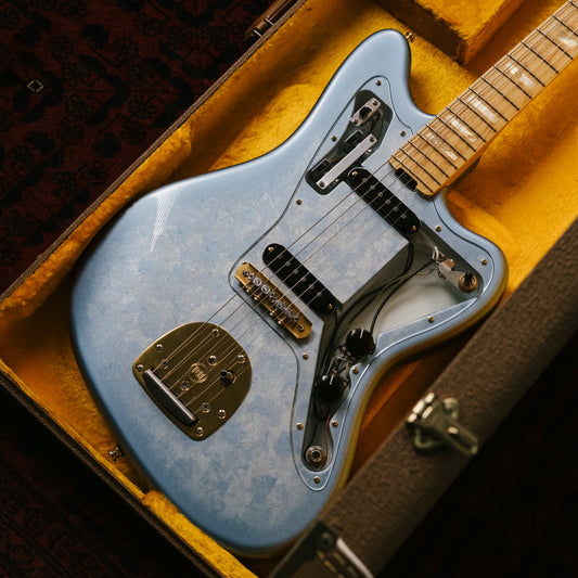 2020 Navigator 25.5" Scale Jaguar, ESP Custom Shop, Gold Mastery, Blocks & Binding, Maple Fretboard, Swamp Ash, Seymour Duncan Antiquity, N-JM, N-JG