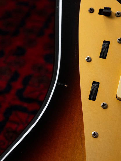 1996 Fender Order HJM-59/JM66-EX ALG, Lacquer Refinish, Non Catalog Ikebe, Gold Anodized Aluminum Pickguard, 1959 Jazzmaster, FujiGen