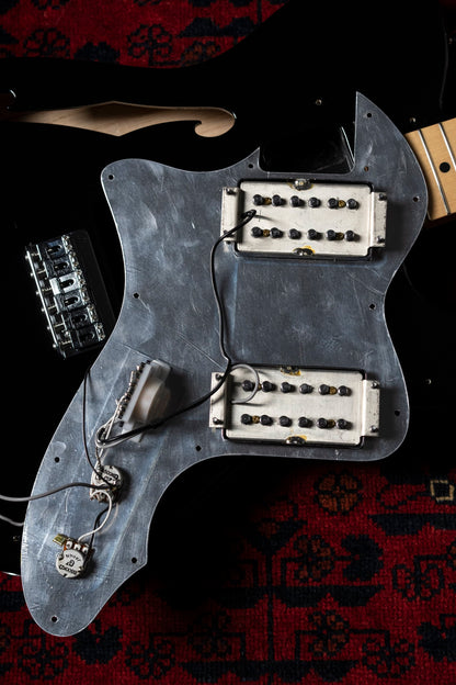 2016 Made in Japan Exclusive Series FSR Classic 70's Telecaster Thinline, Traditional, Black, 7lbs, Ash