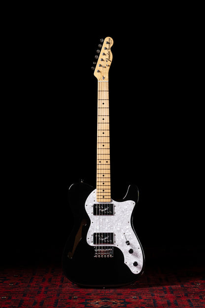 2016 Made in Japan Exclusive Series FSR Classic 70's Telecaster Thinline, Traditional, Black, 7lbs, Ash