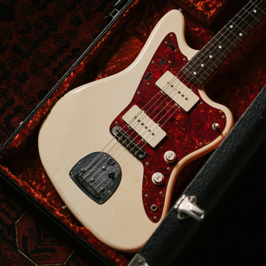1990 Fender JM66-650 Jazzmaster, Vintage Correct Side Dots, Vintage White (VWH)