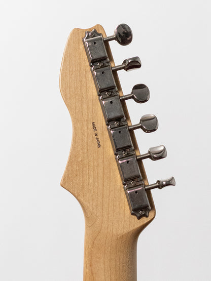 1990's FujiGen Fox xmasguitarcompany MG-1, 24" scale, Built-in Amp, Speaker, Tremelo Effect, Sonic Blue