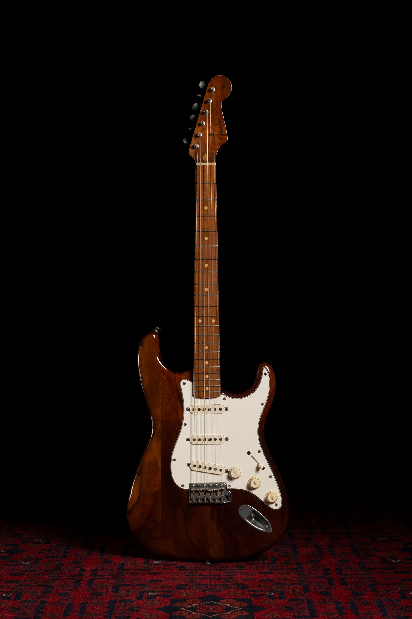 1983 Fender "JV" ST57-115 '57 Stratocaster, Mahogany Neck & Koa Body, USA Fullerton Pickups