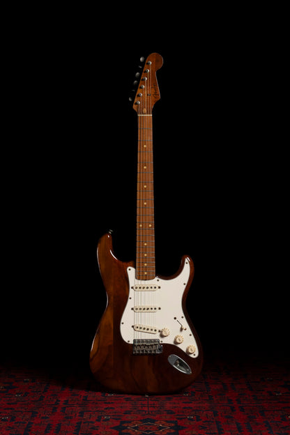 1983 Fender "JV" ST57-115 '57 Stratocaster, Mahogany Neck & Koa Body, USA Fullerton Pickups