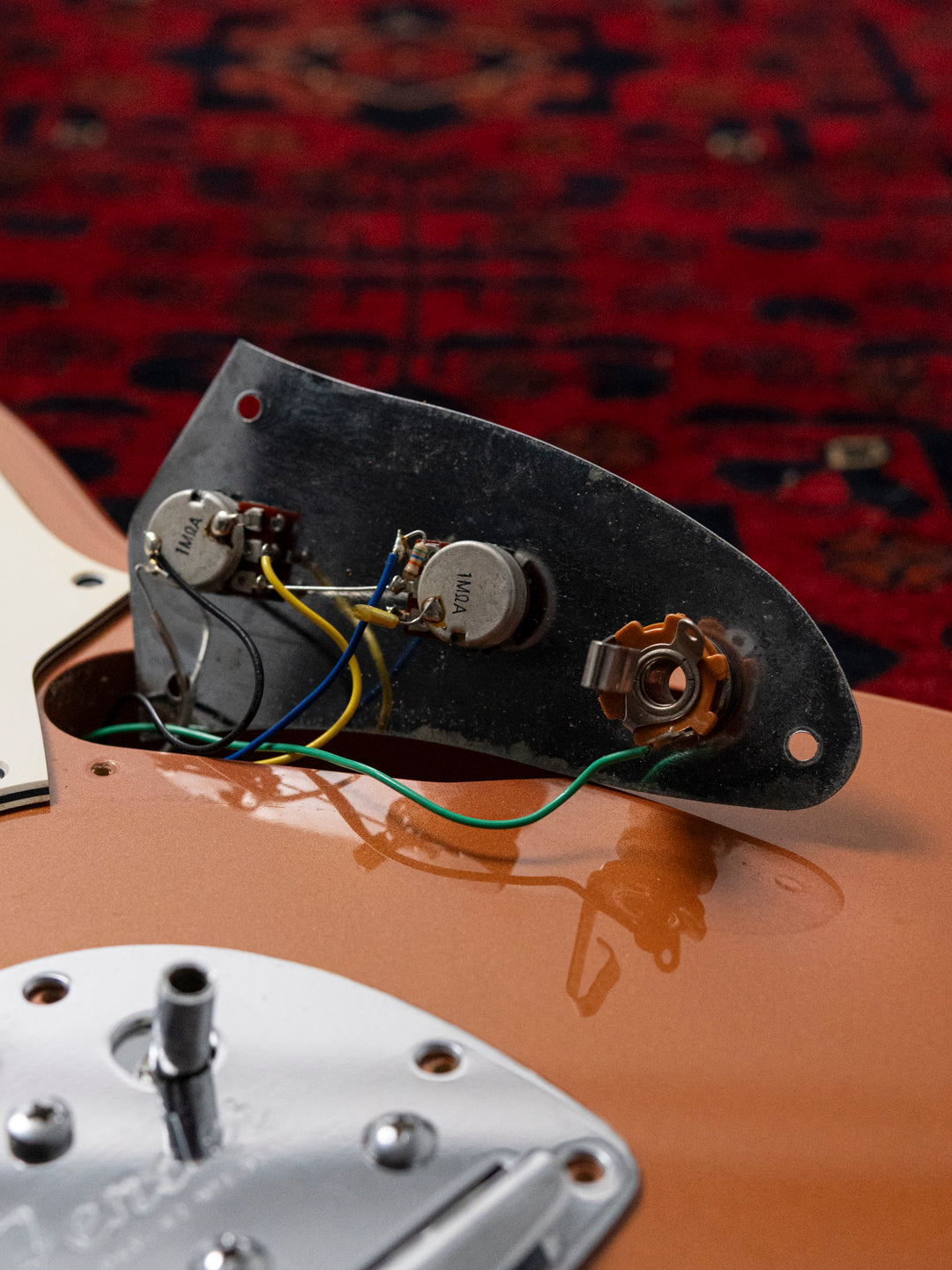 1994 Fender JG66-RC Jaguar, Burgundy Mist Metallic (BMT), Matching Headstock, Non Catalog, FujiGen
