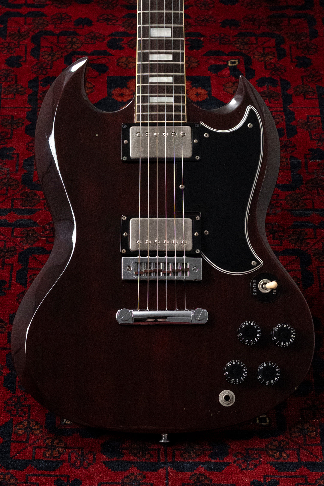 1982 Greco SS-60 SG, Super Real, Mint Collection, Wine Red, Double Trick Pickups, 70's Gibson SG, SS-600