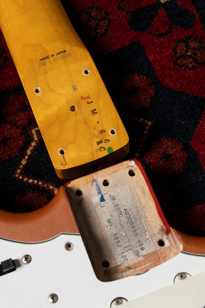 1994 Fender Jazzmaster JM66-RC MH, Burgundy Mist Metallic, Matching Headstock