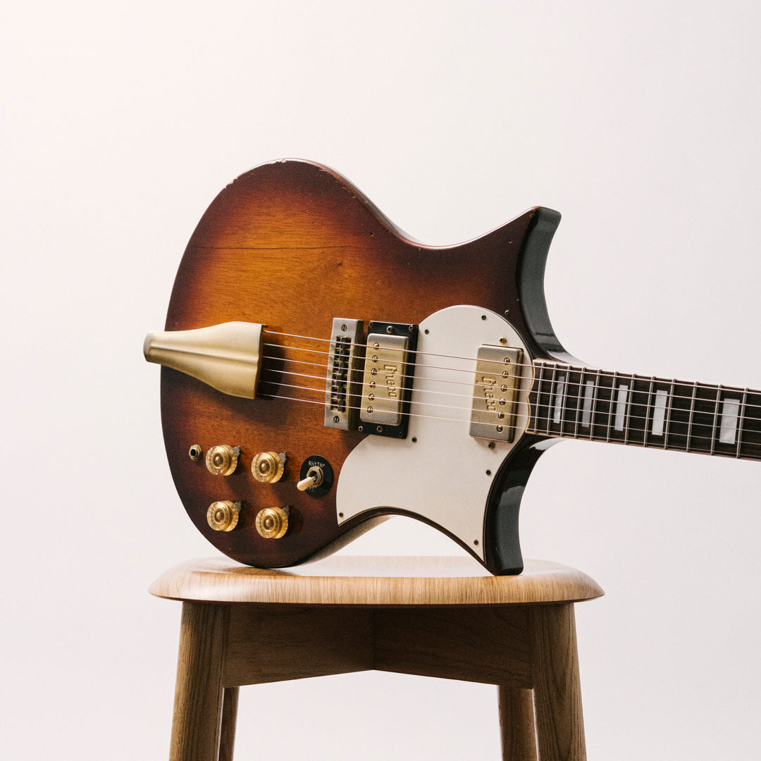 1974 Greco RW-700 Ron Wood Artist Model, Sunburst, Gold Hardware, FujiGen