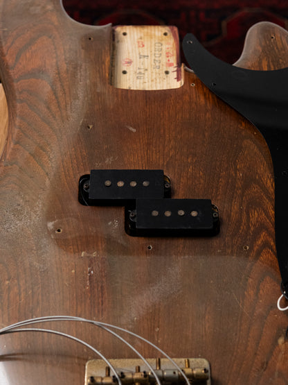1991 Fender Order PB62 Precision Bass, Matte Brown (MBR), Walnut Stain, Gold Hardware, FujiGen