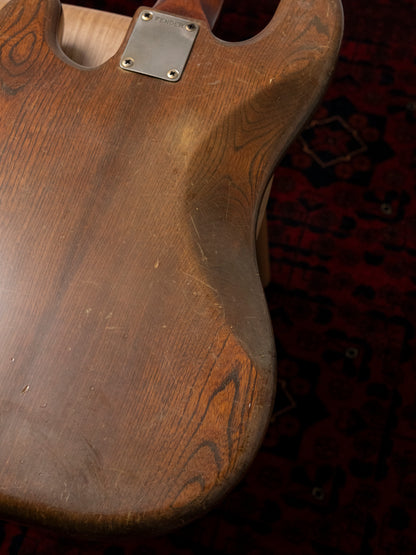 1991 Fender Order PB62 Precision Bass, Matte Brown (MBR), Walnut Stain, Gold Hardware, FujiGen