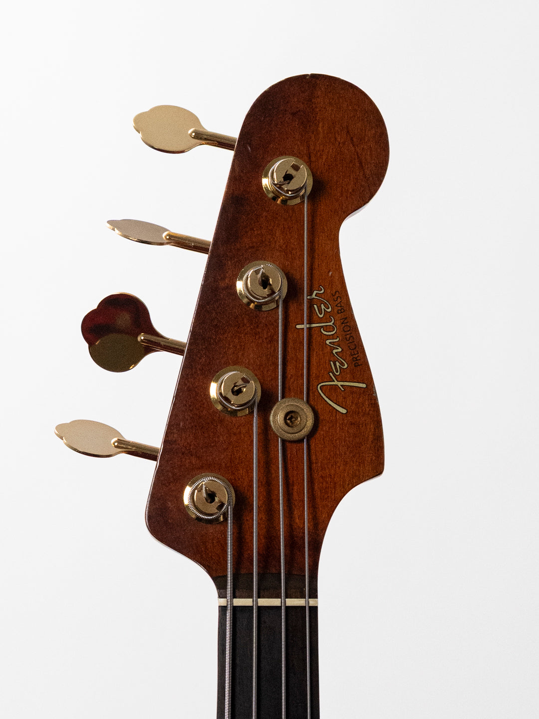 1991 Fender Order PB62 Precision Bass, Matte Brown (MBR), Walnut Stain, Gold Hardware, FujiGen