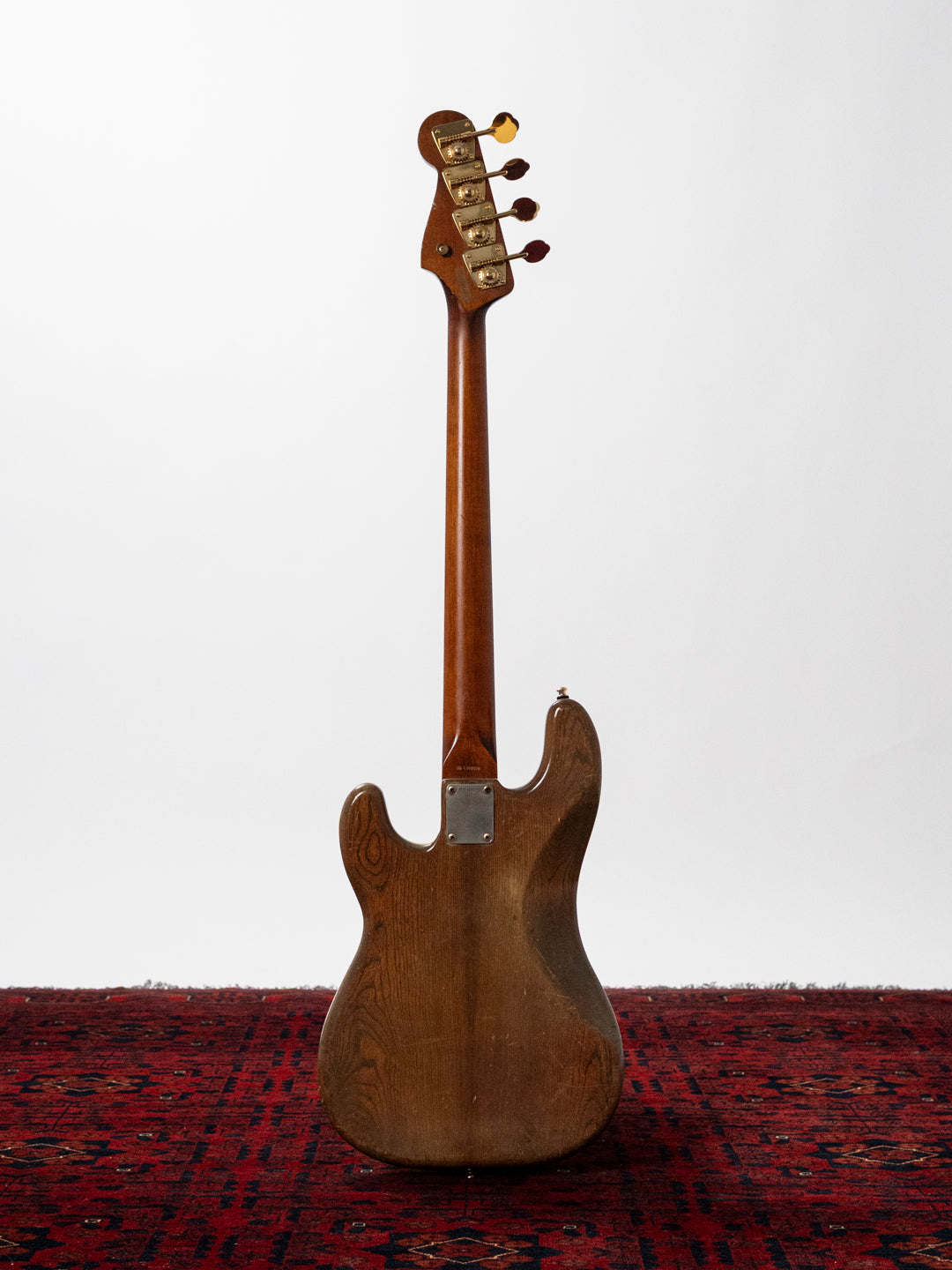 1991 Fender Order PB62 Precision Bass, Matte Brown (MBR), Walnut Stain, Gold Hardware, FujiGen