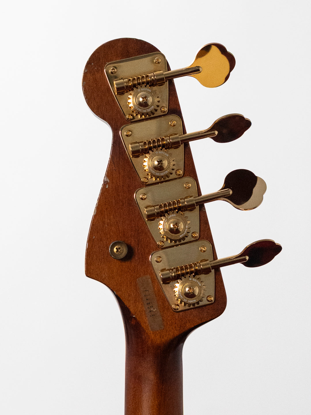 1991 Fender Order PB62 Precision Bass, Matte Brown (MBR), Walnut Stain, Gold Hardware, FujiGen