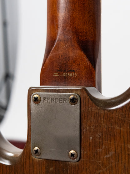 1991 Fender Order PB62 Precision Bass, Matte Brown (MBR), Walnut Stain, Gold Hardware, FujiGen