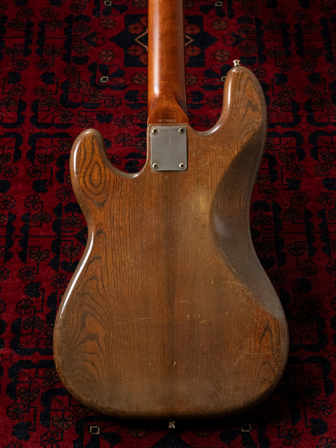 1991 Fender Order PB62 Precision Bass, Matte Brown (MBR), Walnut Stain, Gold Hardware, FujiGen