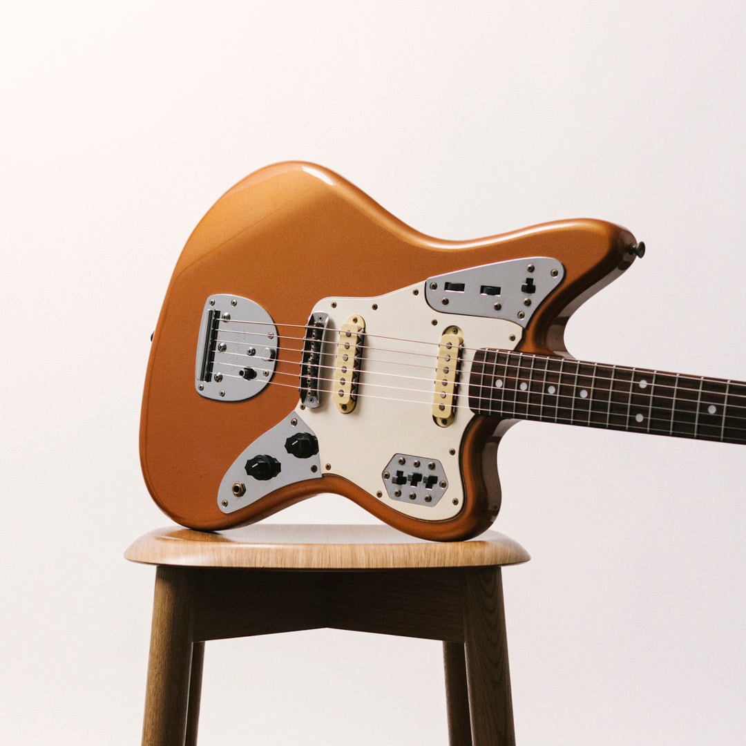 1994 Fender JG66-RC Jaguar, Burgundy Mist Metallic (BMT), Matching Headstock, Non Catalog, FujiGen