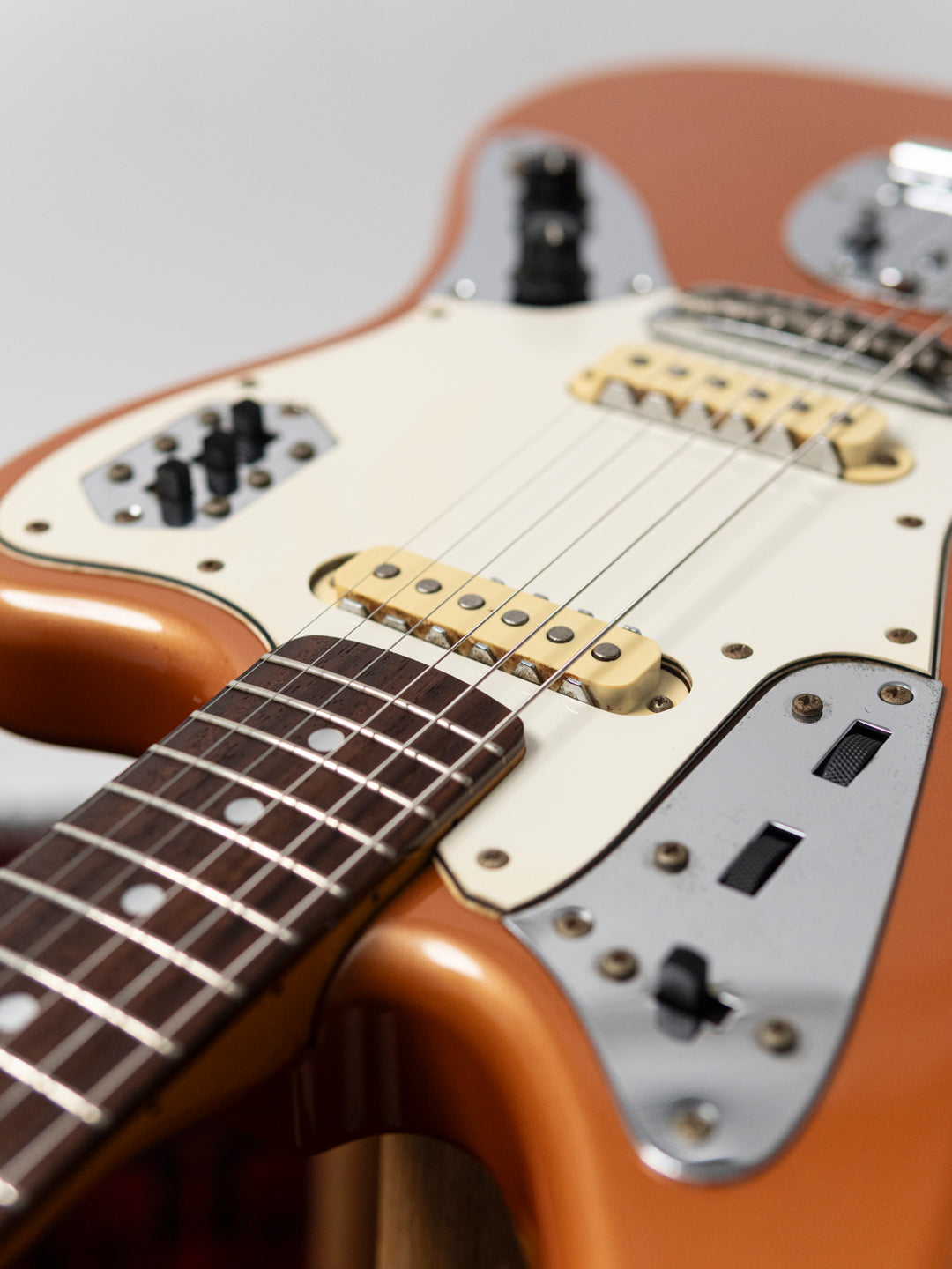 1994 Fender JG66-RC Jaguar, Burgundy Mist Metallic (BMT), Matching Headstock, Non Catalog, FujiGen