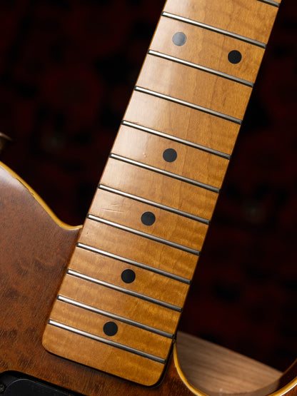 1991 Fender TLG-110LS Telecaster, Custom Edition, 10th Anniversary, Burled Mahogany, Lace Sensor, Bound, TL92-LS