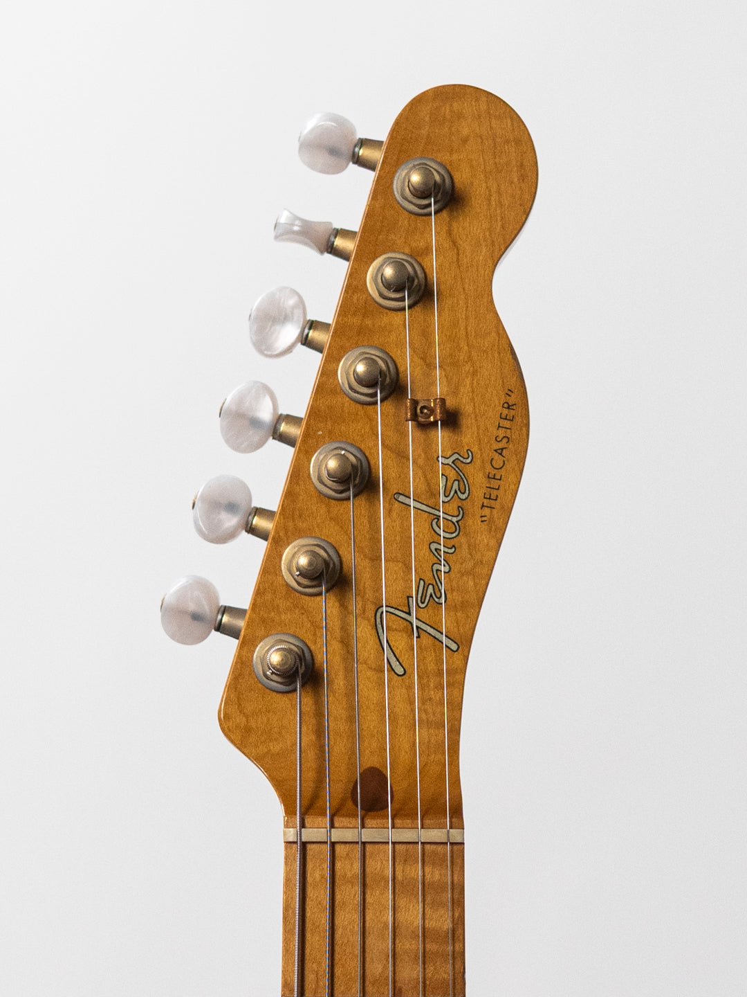 1991 Fender TLG-110LS Telecaster, Custom Edition, 10th Anniversary, Burled Mahogany, Lace Sensor, Bound, TL92-LS