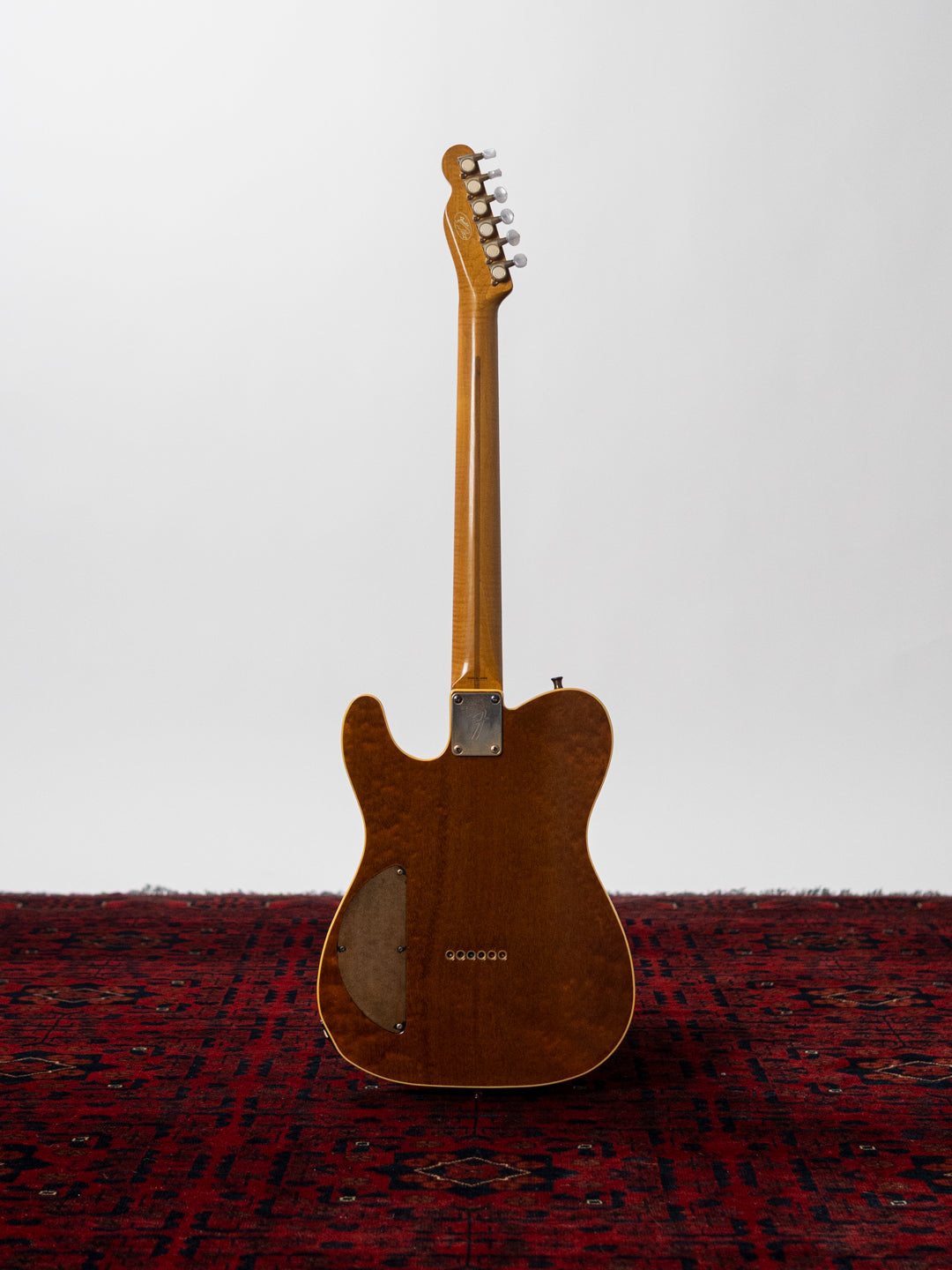 1991 Fender TLG-110LS Telecaster, Custom Edition, 10th Anniversary, Burled Mahogany, Lace Sensor, Bound, TL92-LS