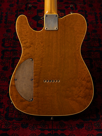 1991 Fender TLG-110LS Telecaster, Custom Edition, 10th Anniversary, Burled Mahogany, Lace Sensor, Bound, TL92-LS