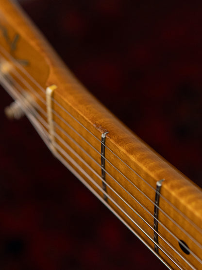 1991 Fender TLG-110LS Telecaster, Custom Edition, 10th Anniversary, Burled Mahogany, Lace Sensor, Bound, TL92-LS