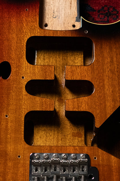 2012 Fender ST/HO/3S Hollow Body Stratocaster, 7lbs, Thinline, Mahogany