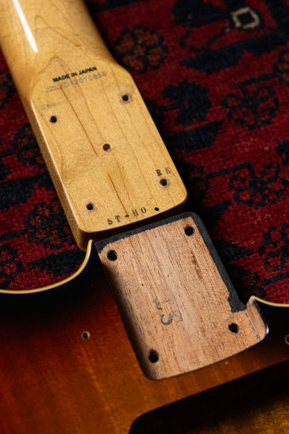 2012 Fender ST/HO/3S Hollow Body Stratocaster, 7lbs, Thinline, Mahogany