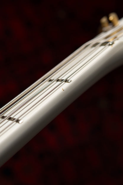 1990 Fender "Order Made" JB75-75 Jazz Bass, Gold Hardware, Fully Painted, White