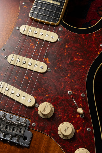 2012 Fender ST/HO/3S Hollow Body Stratocaster, 7lbs, Thinline, Mahogany