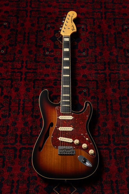 2012 Fender ST/HO/3S Hollow Body Stratocaster, 7lbs, Thinline, Mahogany