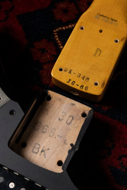 2004 Fender Jaguar JG66 MH, Order, Ebony Fretboard, Matching Headstock, Gunmetal Hardware, Black, Alder, Non Catalog