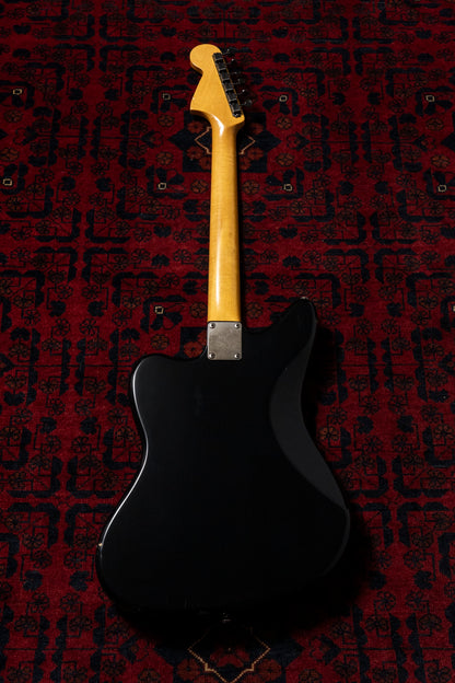 2004 Fender Jaguar JG66 MH, Order, Ebony Fretboard, Matching Headstock, Gunmetal Hardware, Black, Alder, Non Catalog