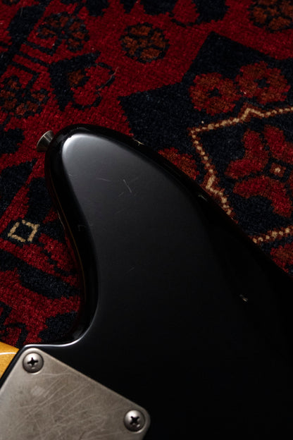 2004 Fender Jaguar JG66 MH, Order, Ebony Fretboard, Matching Headstock, Gunmetal Hardware, Black, Alder, Non Catalog