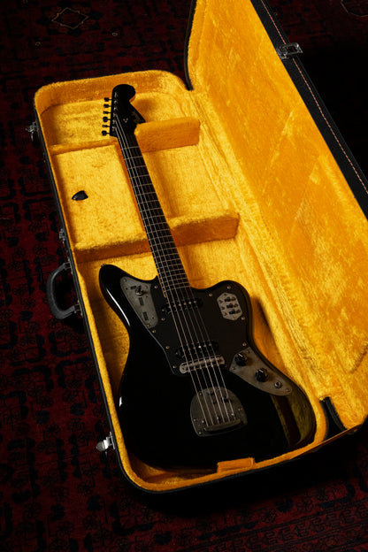 2004 Fender Jaguar JG66 MH, Order, Ebony Fretboard, Matching Headstock, Gunmetal Hardware, Black, Alder, Non Catalog