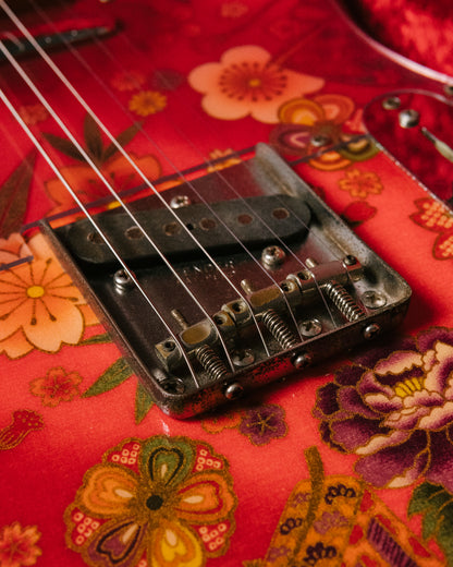 2012 Fender Telecaster TL69-SPL JRD, 30th Anniversary, Japanese Red Floral Paisley, 1987 TL69 Neck
