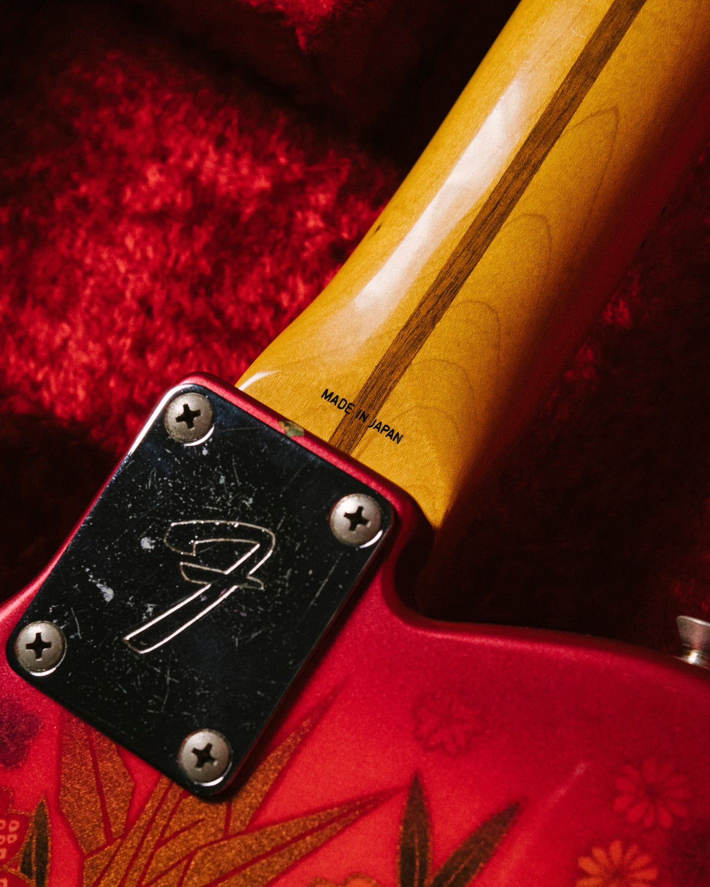 2012 Fender Telecaster TL69-SPL JRD, 30th Anniversary, Japanese Red Floral Paisley, 1987 TL69 Neck