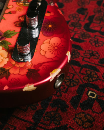 2012 Fender Telecaster TL69-SPL JRD, 30th Anniversary, Japanese Red Floral Paisley, 1987 TL69 Neck