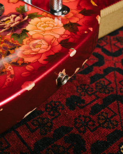 2012 Fender Telecaster TL69-SPL JRD, 30th Anniversary, Japanese Red Floral Paisley, 1987 TL69 Neck