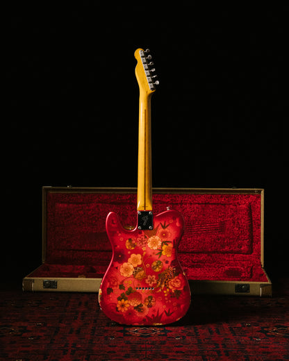 2012 Fender Telecaster TL69-SPL JRD, 30th Anniversary, Japanese Red Floral Paisley, 1987 TL69 Neck