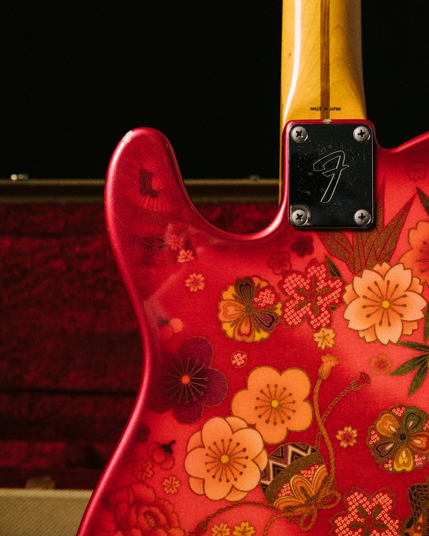 2012 Fender Telecaster TL69-SPL JRD, 30th Anniversary, Japanese Red Floral Paisley, 1987 TL69 Neck