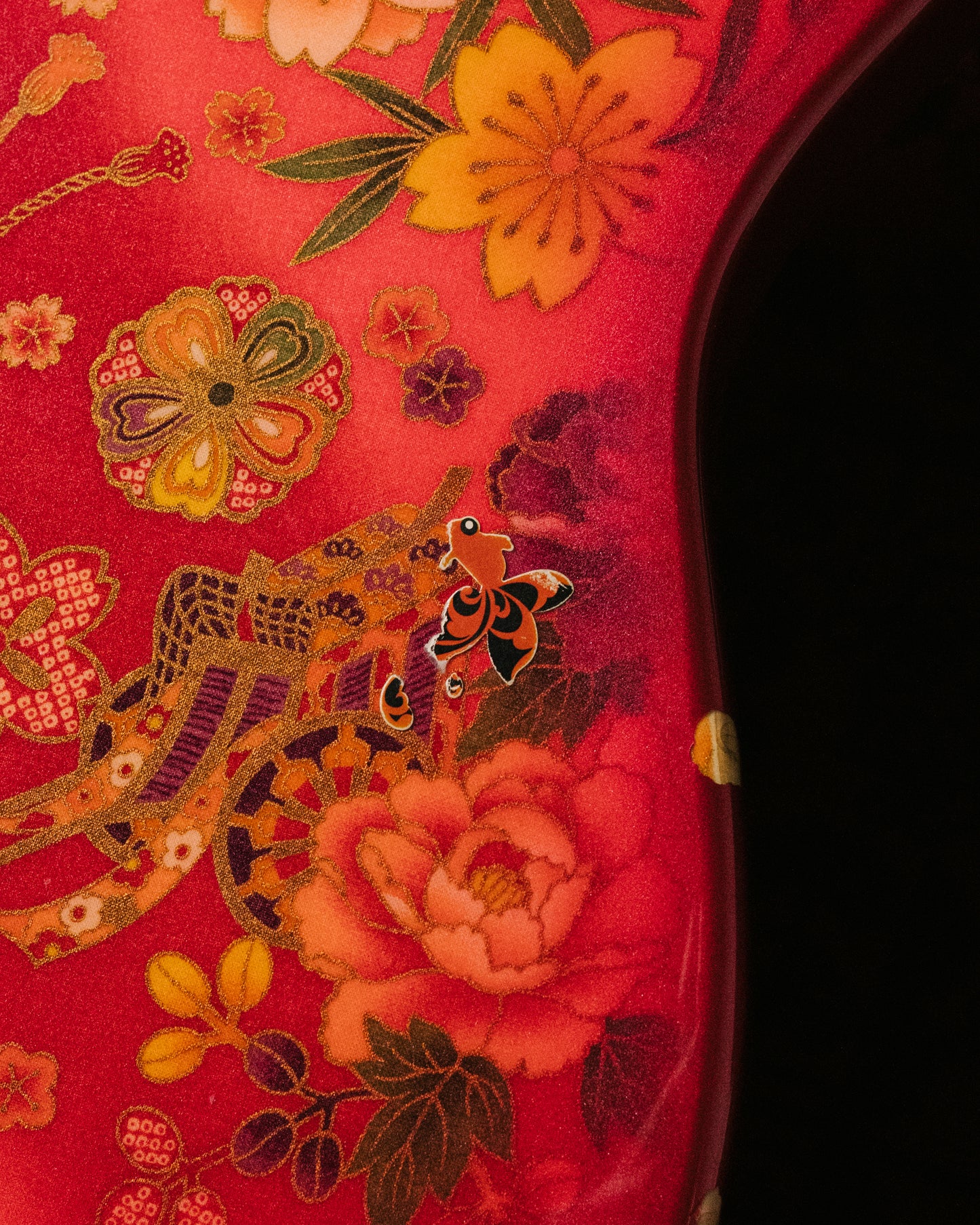 2012 Fender Telecaster TL69-SPL JRD, 30th Anniversary, Japanese Red Floral Paisley, 1987 TL69 Neck