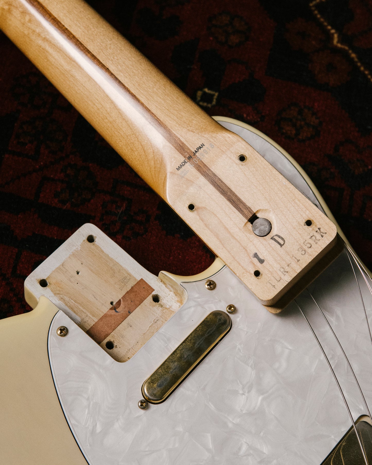 1996 Fender TLR-135RK Richie Kotzen Signature Telecaster, Non-Catalog, See-Through White Sunburst (SWS), DiMarzio