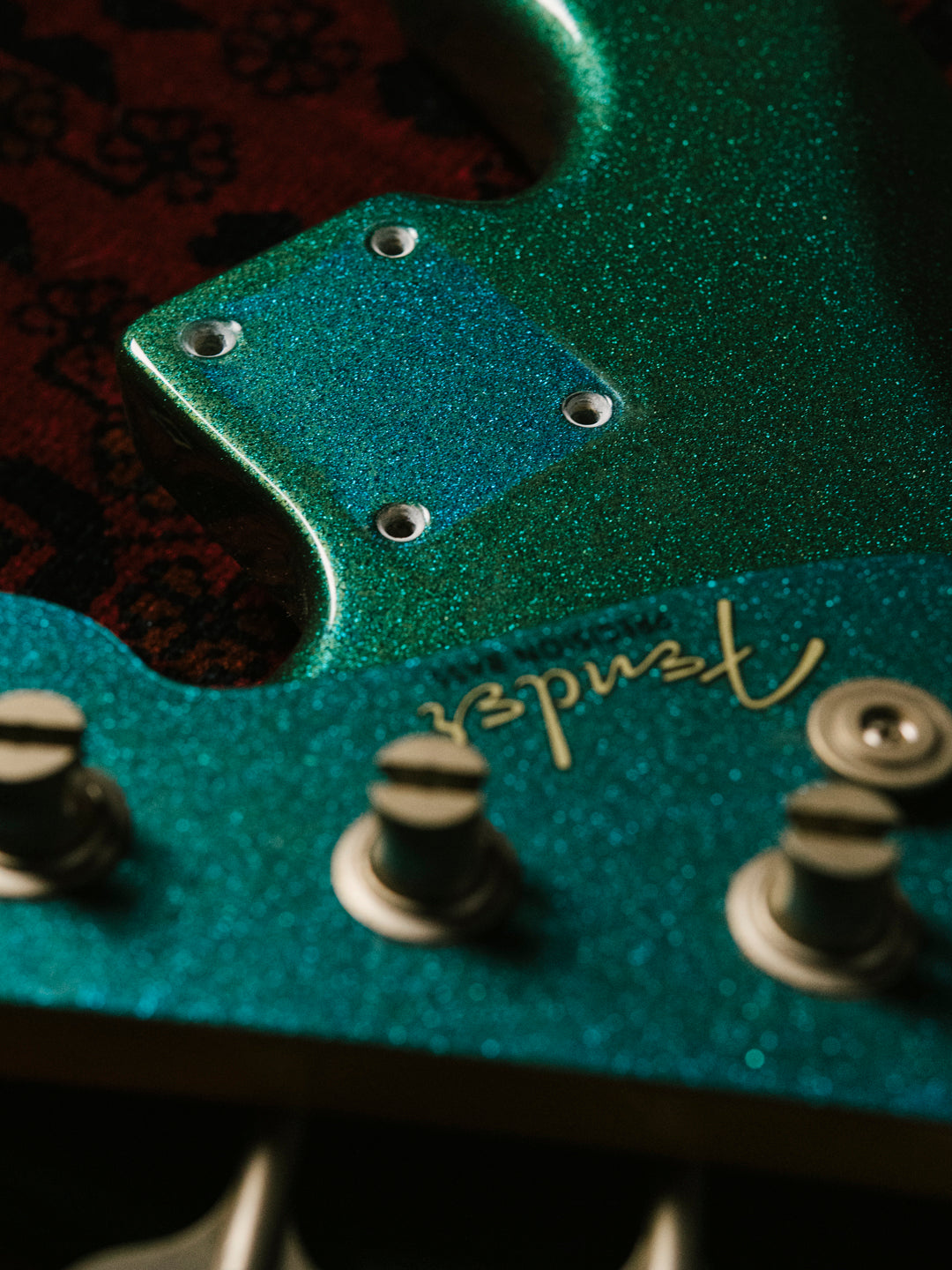 1991 Fender PB62 Order, Blue Sparkle Metallic, Matching Headstock, '62 Precision Bass