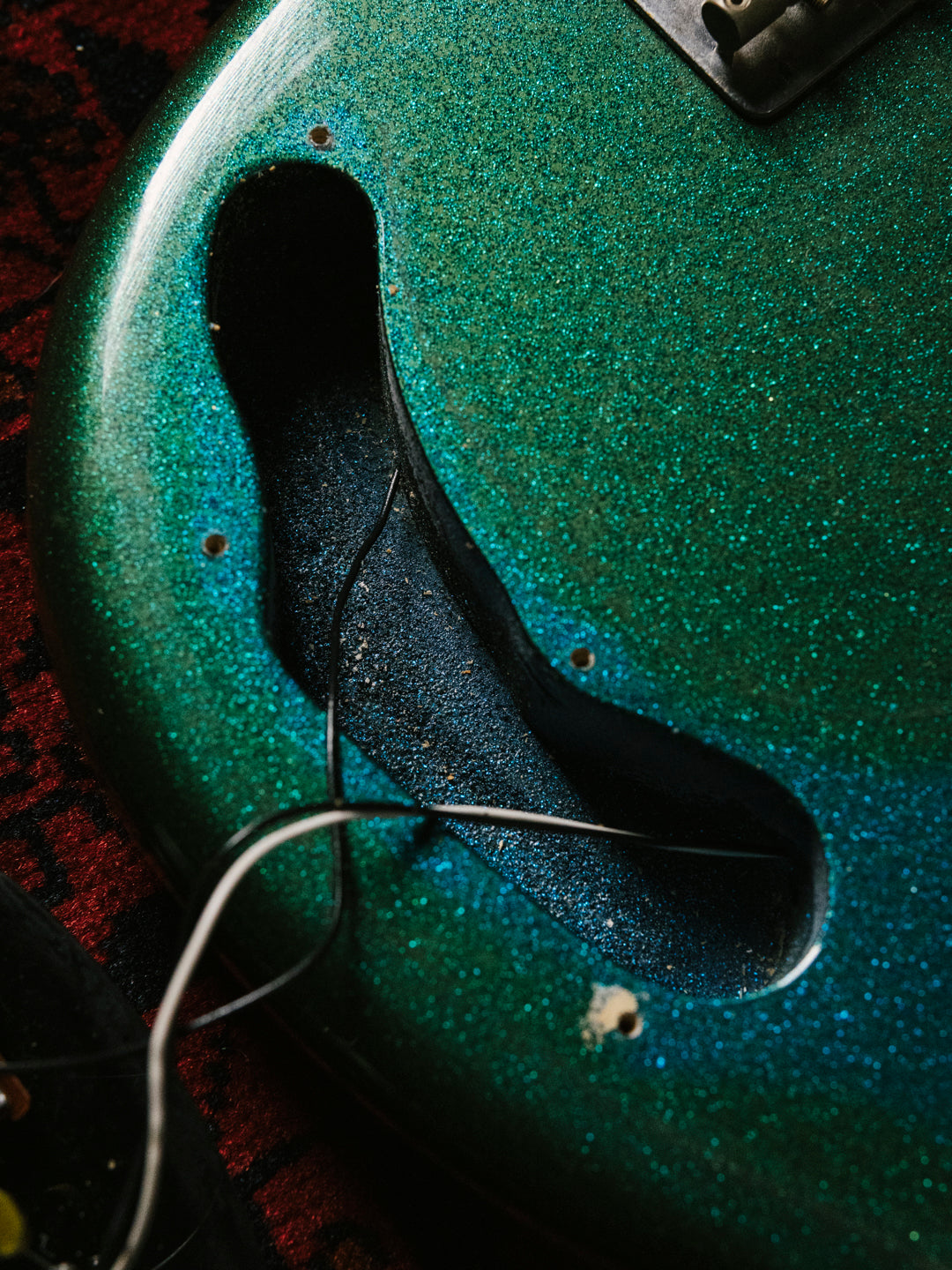 1991 Fender PB62 Order, Blue Sparkle Metallic, Matching Headstock, '62 Precision Bass