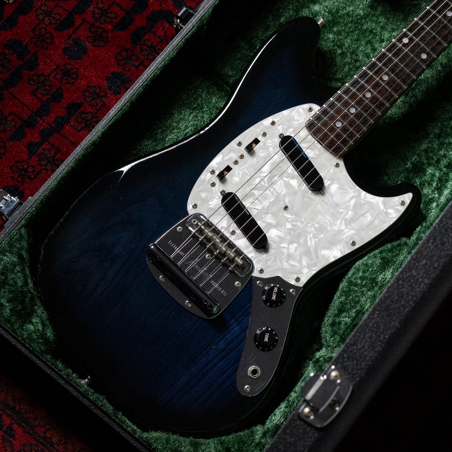 1994 Fender MG69-120, Yamano Order, Blueberry Sunburst, Matching Headstock, Lace Sensor, 6.99lbs